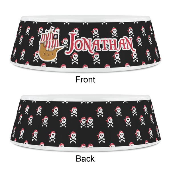 Pirate Plastic Pet Bowls - Small - APPROVAL