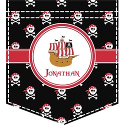 Pirate Iron On Faux Pocket (Personalized)