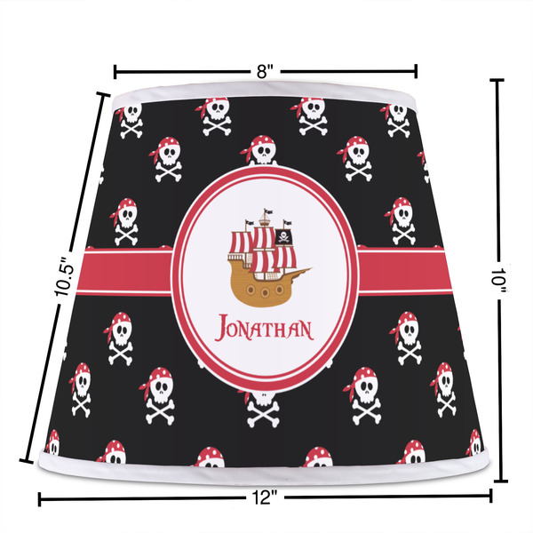 Pirate Poly Film Empire Lampshade - Dimensions