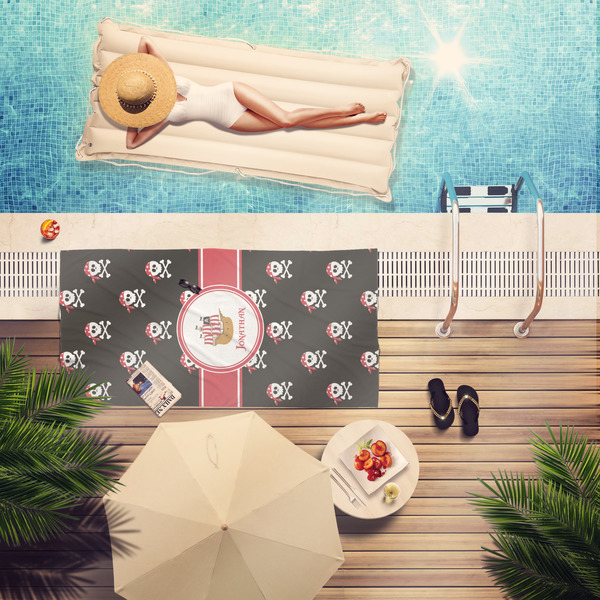 Pirate Pool Towel Lifestyle