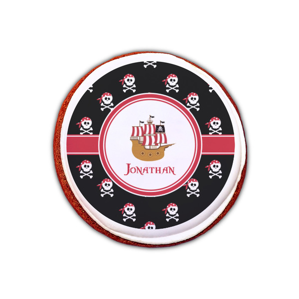 Pirate Printed Icing Circle - XSmall - On Cookie