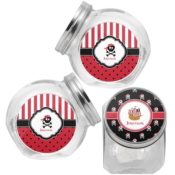 Pirate Puppy Treat Jar - Top Left Right