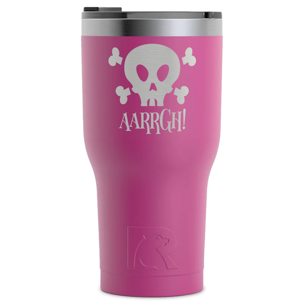 Custom Pirate RTIC Tumbler - Magenta - Laser Engraved - Single-Sided (Personalized)