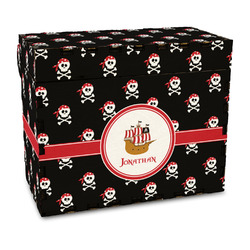 Pirate Wood Recipe Box - Full Color Print (Personalized)