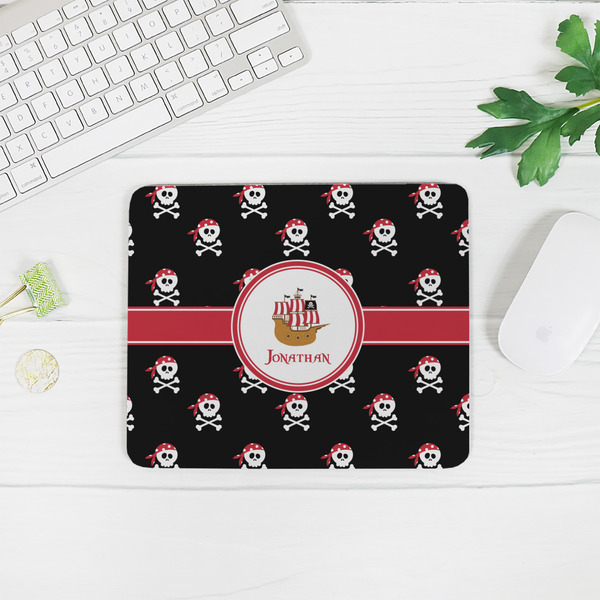 Pirate Rectangular Mouse Pad - LIFESTYLE 2