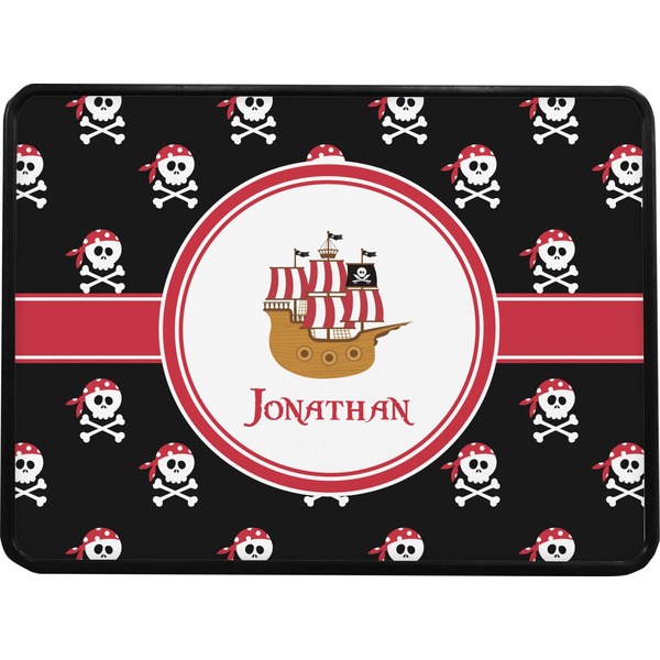 Pirate Rectangular Trailer Hitch Cover (Personalized)