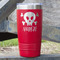 Pirate 20 oz Stainless Steel Tumbler - Red - Single Sided (Personalized)