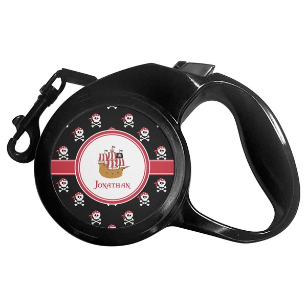 Custom Pirate Retractable Dog Leash - Large (Personalized)