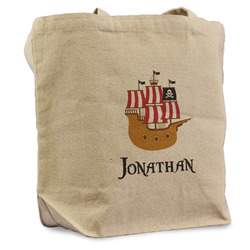 Pirate Reusable Cotton Grocery Bag - Single (Personalized)