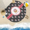 Pirate Round Beach Towel Lifestyle