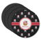 Pirate Round Rubber Backed Coasters - Set of 4 (Personalized)