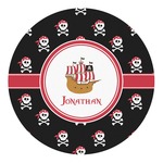 Pirate Round Decal (Personalized)