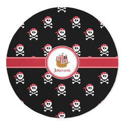 Pirate 5' Round Indoor Area Rug (Personalized)