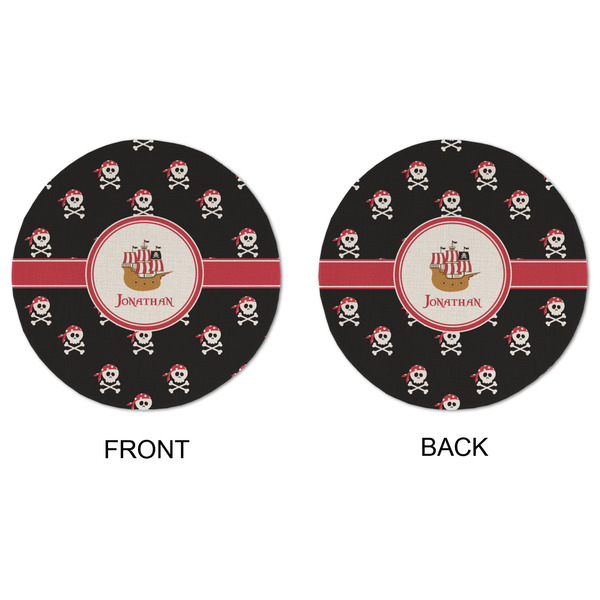 Pirate Round Linen Placemats - APPROVAL (double sided)