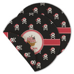 Pirate Round Linen Placemat - Double Sided - Set of 4 (Personalized)