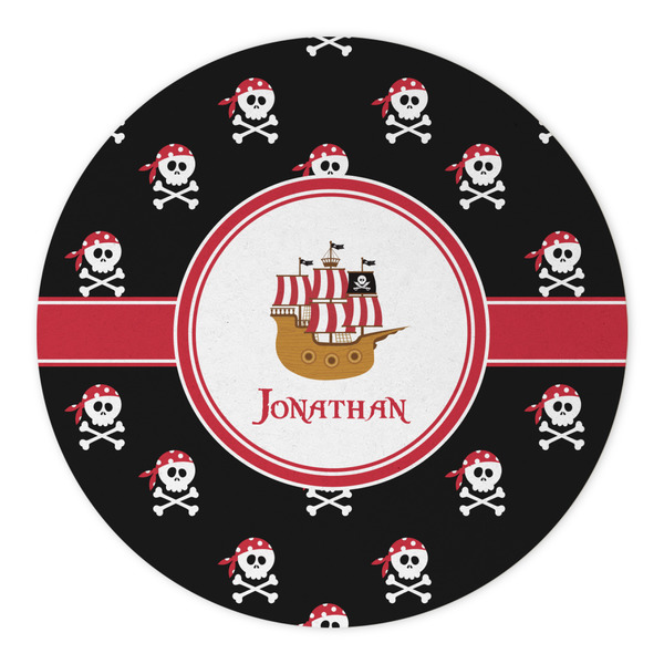 Pirate Round Paper Coaster - Approval