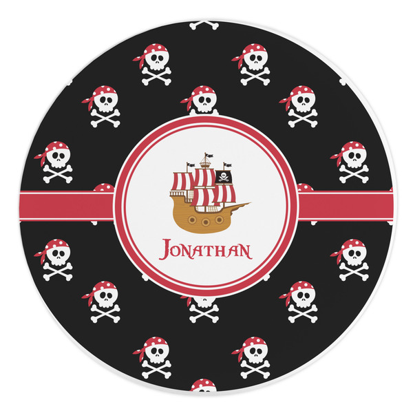 Custom Pirate Round Stone Trivet (Personalized)