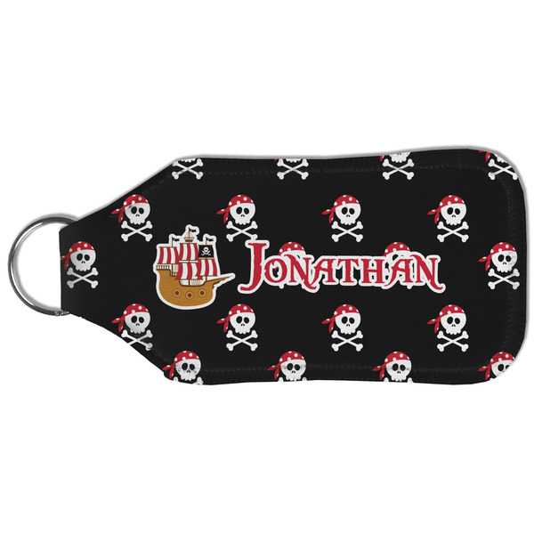 Pirate Sanitizer Holder Keychain - Large (Back)