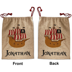 Pirate Santa Sack - Front & Back (Personalized)