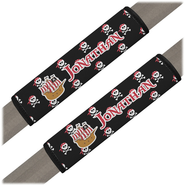 Custom Pirate Seat Belt Covers (Set of 2) (Personalized)