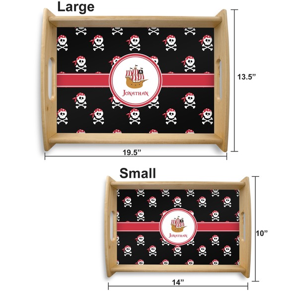Pirate Serving Tray Wood Sizes