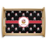 Pirate Natural Wooden Tray - Small (Personalized)