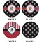 Pirate Set of Appetizer / Dessert Plates (Approval)