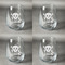 Pirate Set of Four Personalized Stemless Wineglasses (Approval)