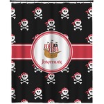 Pirate Extra Long Shower Curtain - 70"x84" (Personalized)