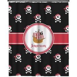 Pirate Extra Long Shower Curtain - 70"x84" (Personalized)