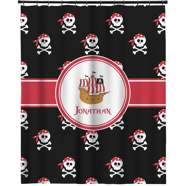 Custom Pirate Extra Long Shower Curtain - 70"x84" (Personalized)