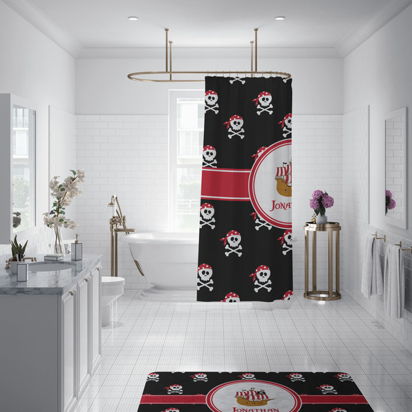 Pirate Shower Curtain - Custom Size