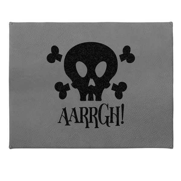 Pirate Small Engraved Gift Box with Leather Lid - Approval