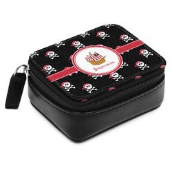 Pirate Small Leatherette Travel Pill Case (Personalized)