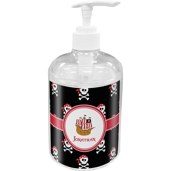 Custom Pirate Acrylic Soap & Lotion Bottle (Personalized)