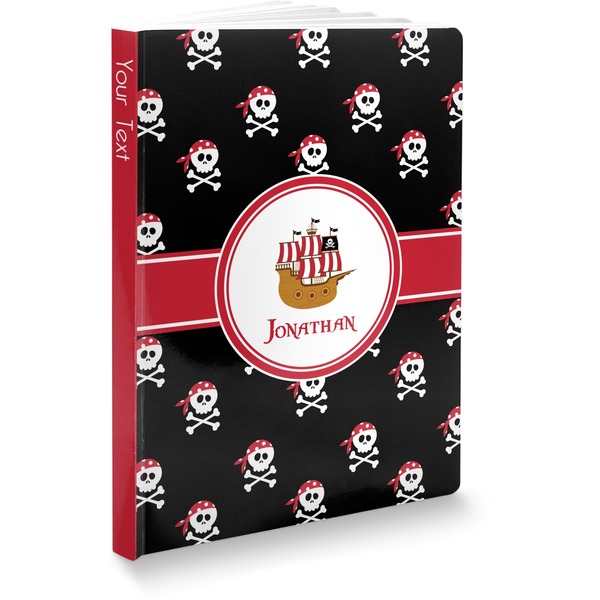 Custom Pirate Softbound Notebook - 7.25" x 10" (Personalized)