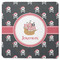 Pirate Square Rubber Backed Coaster (Personalized)