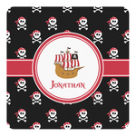 Pirate Square Decal - Large (Personalized)