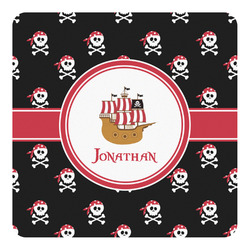 Pirate Square Decal - XLarge (Personalized)