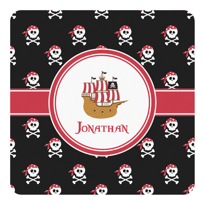 Pirate Square Decal (Personalized)