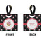 Pirate Square Luggage Tag (Front + Back)