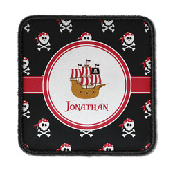 Pirate Iron On Square Patch w/ Name or Text