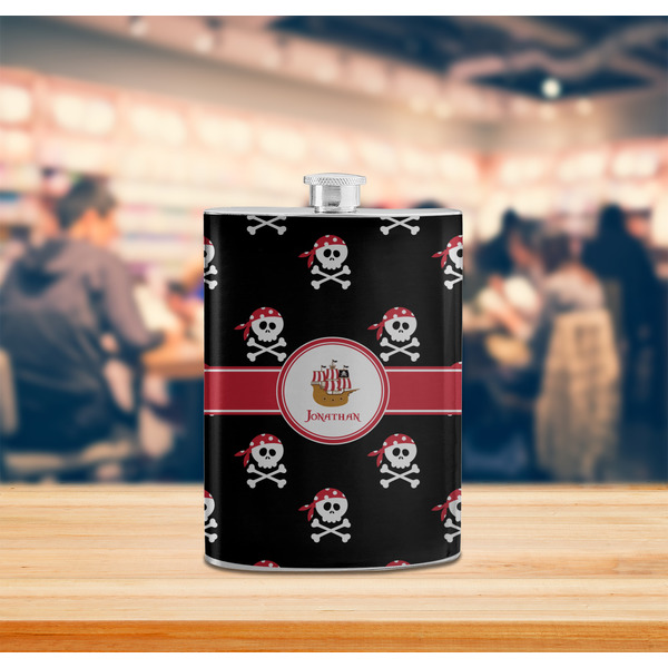 Pirate Stainless Steel Flask - LIFESTYLE 2