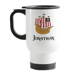 Pirate Stainless Steel Travel Mug with Handle