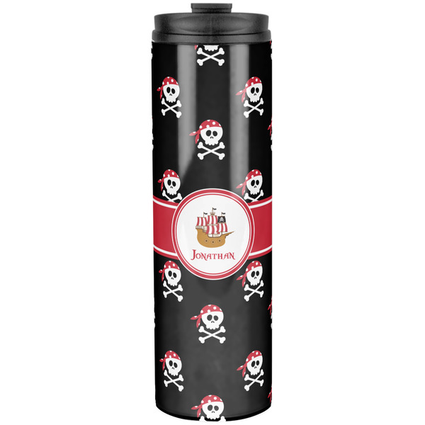 Custom Pirate Stainless Steel Skinny Tumbler - 20 oz (Personalized)