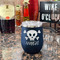 Pirate Stainless Wine Tumblers - Navy - Single Sided - In Context