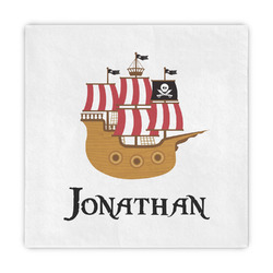 Pirate Standard Decorative Napkins (Personalized)