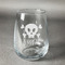 Pirate Stemless Wine Glass - Engraved (Personalized)