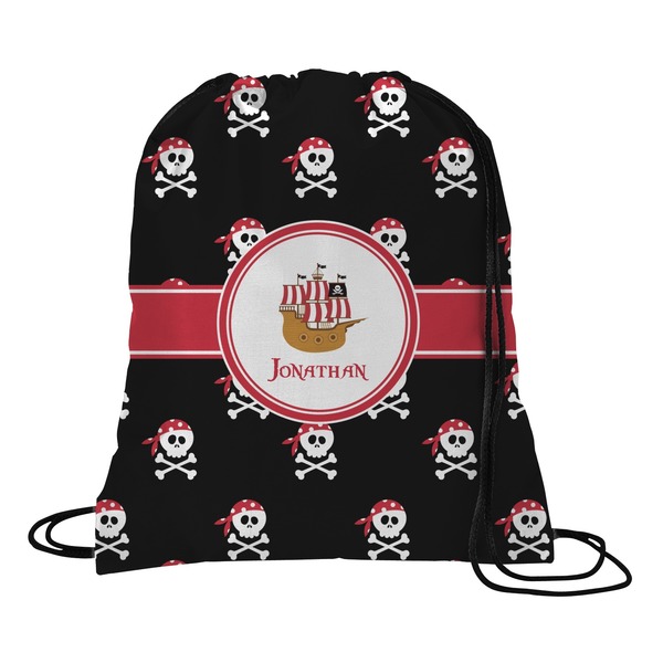 Custom Pirate Drawstring Backpack (Personalized)