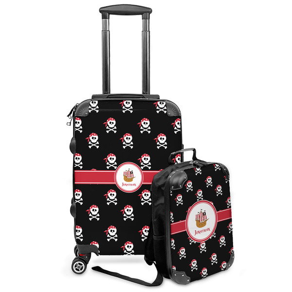 Custom Pirate Kids 2-Piece Luggage Set - Suitcase & Backpack (Personalized)